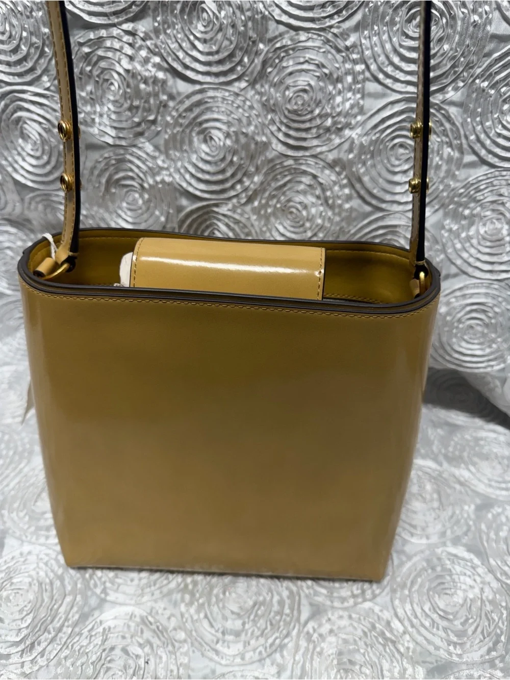 Tory Burch Emerson Patent Bucket Bag